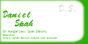 daniel spah business card